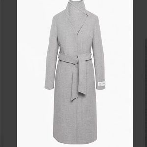 Babaton Gray Pea Coat